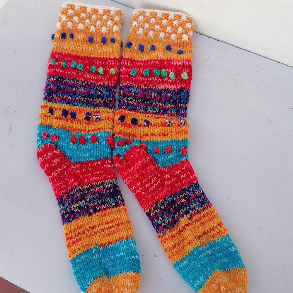 Women's Warming Socks, Wool Knit, Winter Warm